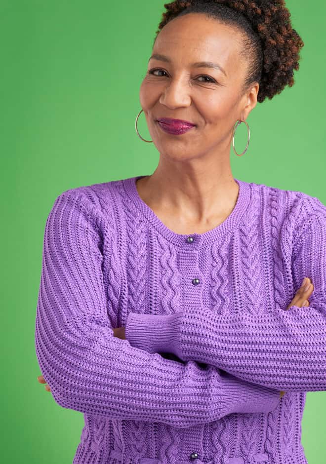 tall African American woman